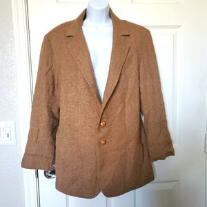 Tweed boyfriend blazer